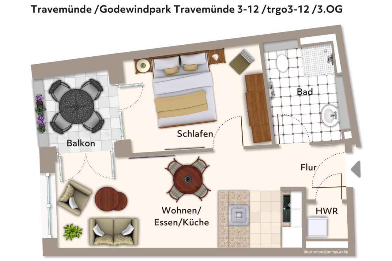 뤼베크 Godewindpark Travemuende Godewindpark Travemuende 3-12 아파트 외부 사진